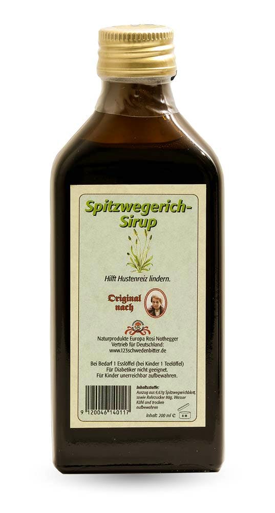 Spitzwegerich-Sirup (200 ml / 500 ml)