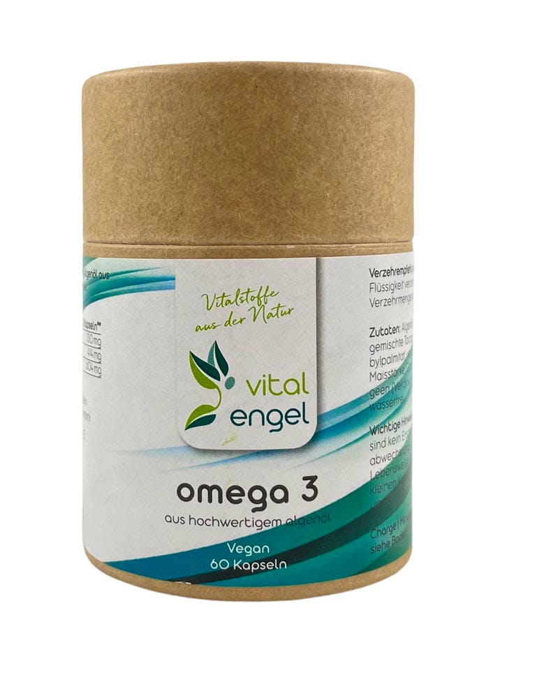 Omega-3 aus Algenöl - vegan - Vital Engel