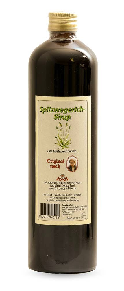Spitzwegerich-Sirup (200 ml / 500 ml)