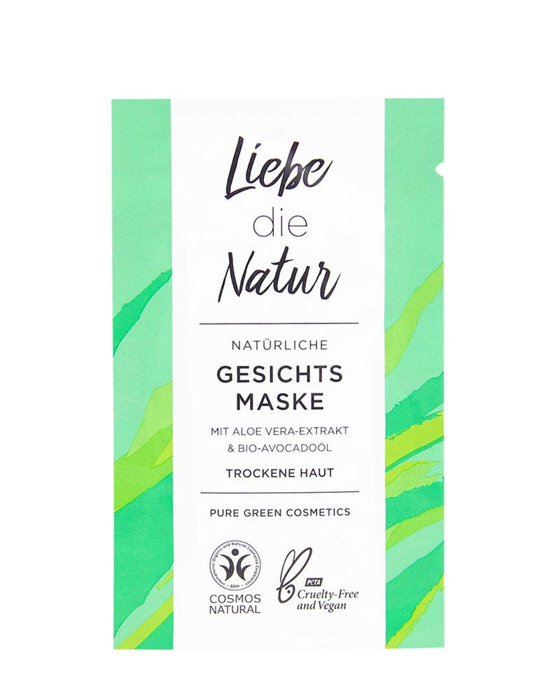 Liebe die Natur – natürliche Gesichtsmaske Aloe Vera 8 ml